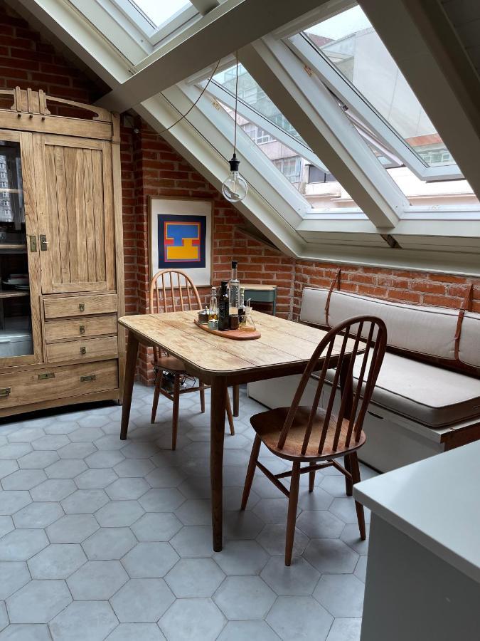 Espectacular Apartamento En El Centro De La Ciudad A Coruna Bagian luar foto